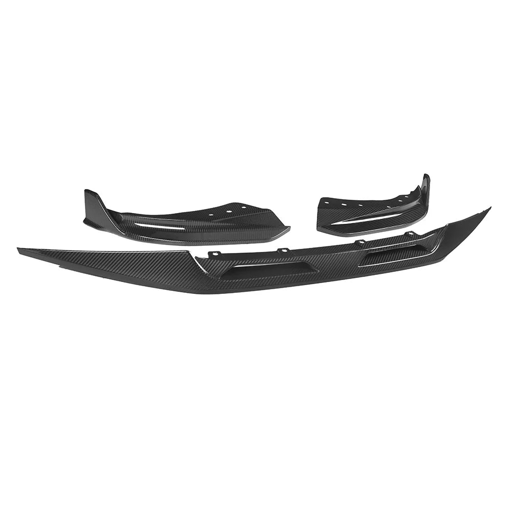 Sooqoo Pre Pregged Dry Carbon Fiber Front Lip for BMW 4 Series G22 G23 2020+