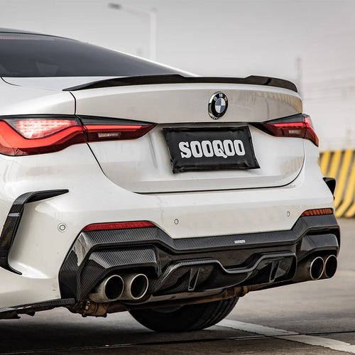 SOOQOO BMW 4 Series G22 Rear Diffuser In Prepreg Carbon Fiber
