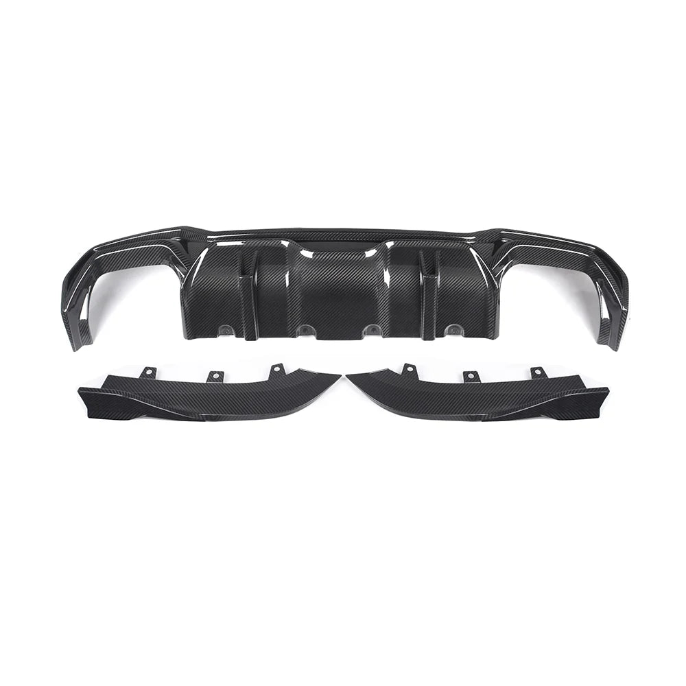 SOOQOO BMW 4 Series G22 Rear Diffuser In Prepreg Carbon Fiber