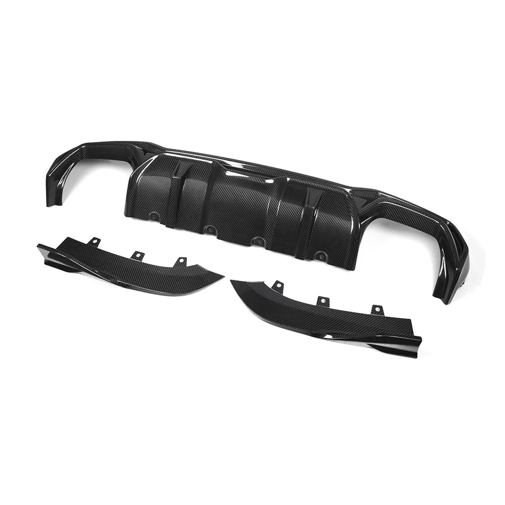 SOOQOO BMW 4 Series G22 Rear Diffuser In Prepreg Carbon Fiber