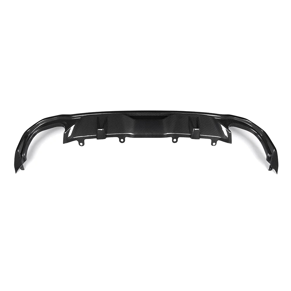 SOOQOO BMW 4 Series G26 Rear Diffuser Dual Tips In Prepreg Carbon Fiber