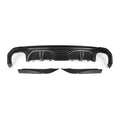 SOOQOO BMW 4 Series G26 Rear Diffuser Dual Tips In Prepreg Carbon Fiber