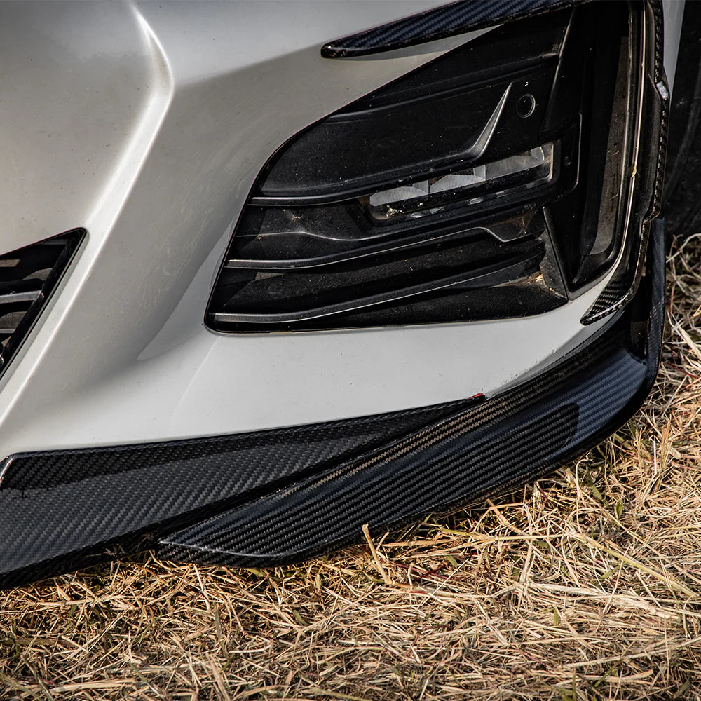 Sooqoo Pre Pregged Dry Carbon Fiber Front Lip for BMW 4 Series G22 G23 2020+