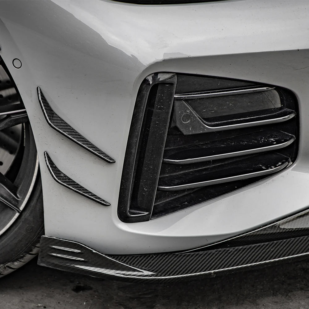 SOOQOO BMW 4 Series G26 Front Lip In Prepreg Carbon Fiber